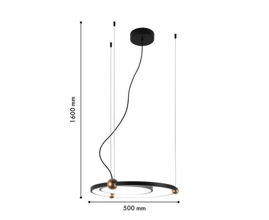 Подвесной светодиодный светильник Favourite Tornado 4569-1P, изображение 2
