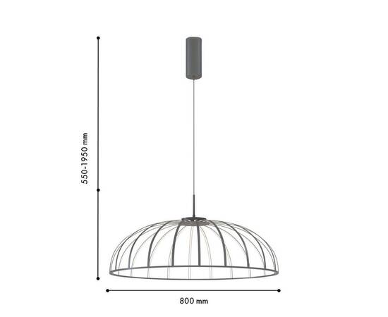 Подвесной светодиодный светильник Favourite Vertex 4285-8P, изображение 2