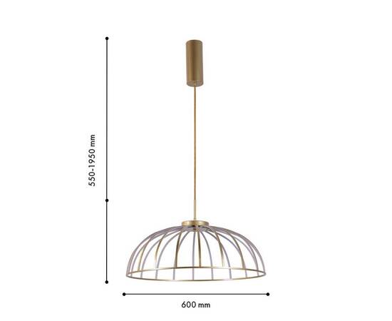 Подвесной светодиодный светильник Favourite Vertex 4286-6P, изображение 2