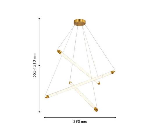 Подвесной светодиодный светильник Favourite Banche 4558-3P, изображение 2
