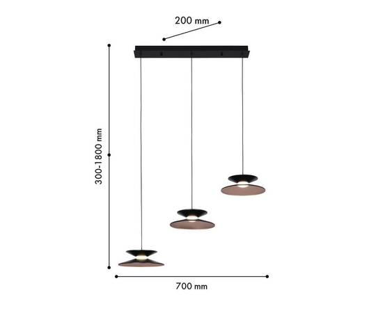 Подвесной светодиодный светильник Favourite Platt 4372-3P, изображение 2