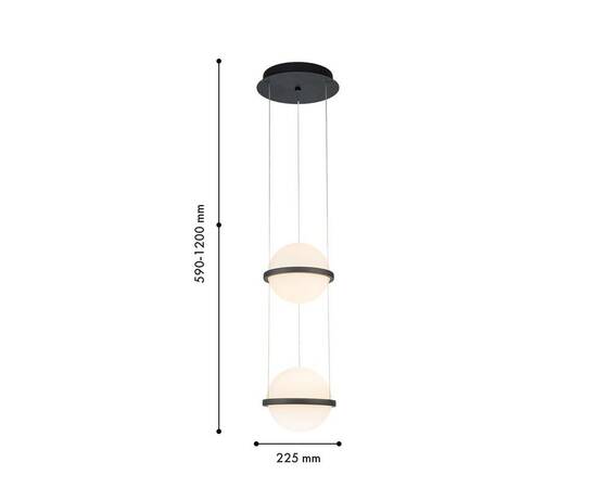 Подвесной светодиодный светильник Favourite Ringar 4502-2P, изображение 2