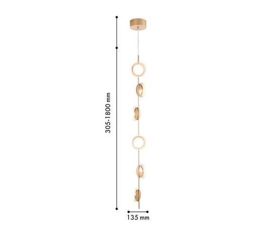 Подвесная светодиодная люстра Favourite Yo-yo 4334-6P1, изображение 2