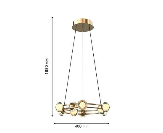 Подвесная светодиодная люстра Favourite Rondell 4382-9P, изображение 2