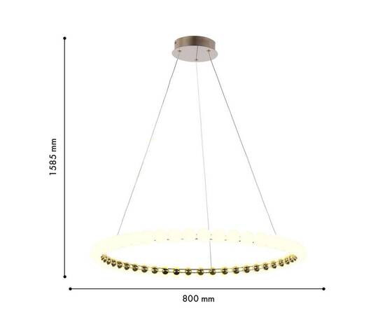 Подвесной светодиодный светильник Favourite Helmet 4590-8P, изображение 2