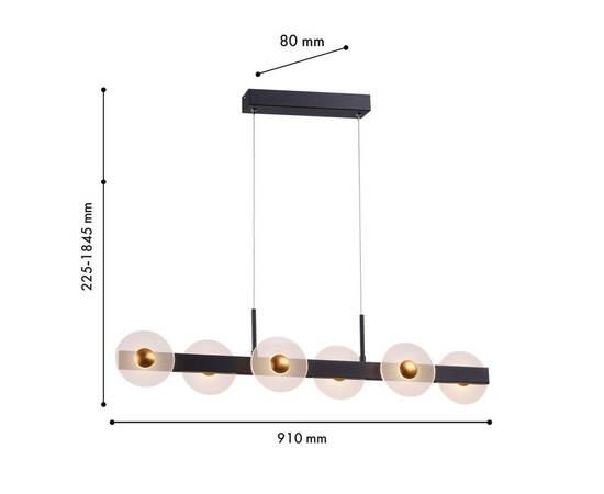 Подвесной светодиодный светильник Favourite Solskin 4317-6P, изображение 2