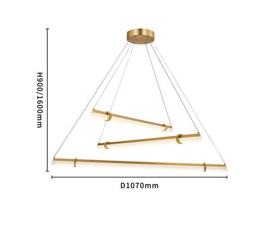 Подвесной светодиодный светильник Favourite Stav 4553-3P, изображение 2