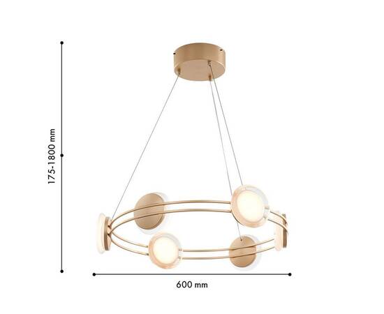 Подвесная светодиодная люстра Favourite Yo-yo 4334-6P, изображение 2