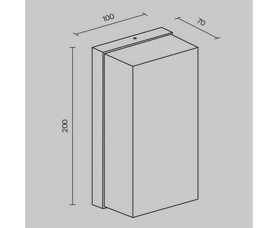 Уличный настенный светодиодный светильник Maytoni Badd O454WL-L10GF3K, изображение 3