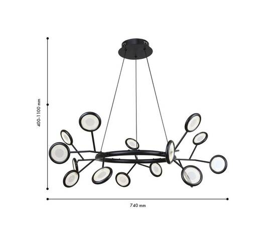 Подвесная светодиодная люстра F-Promo Mugs 4252-15P, изображение 2