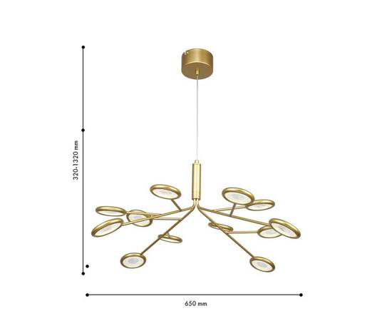 Подвесная светодиодная люстра F-Promo Mugs 4253-12P, изображение 2