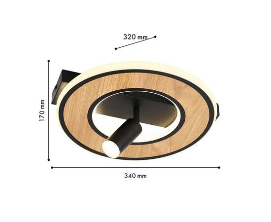 Потолочный светодиодный светильник F-Promo Olika 4438-1C, изображение 2