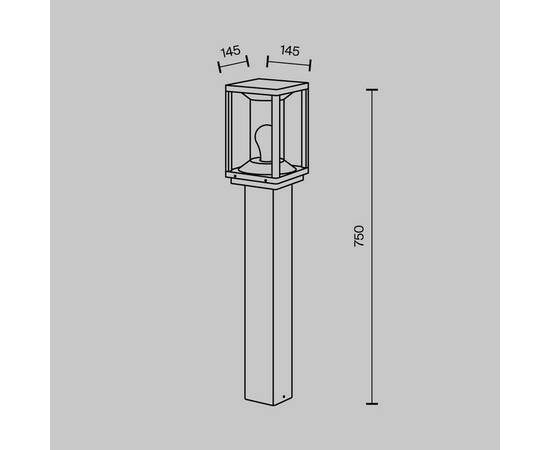 Уличный светильник Maytoni Cell O452FL-01GF2, изображение 2