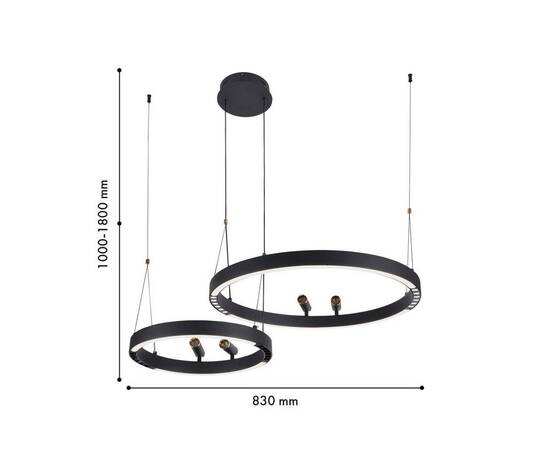 Подвесная светодиодная люстра F-Promo Slinga 4474-2P, изображение 2