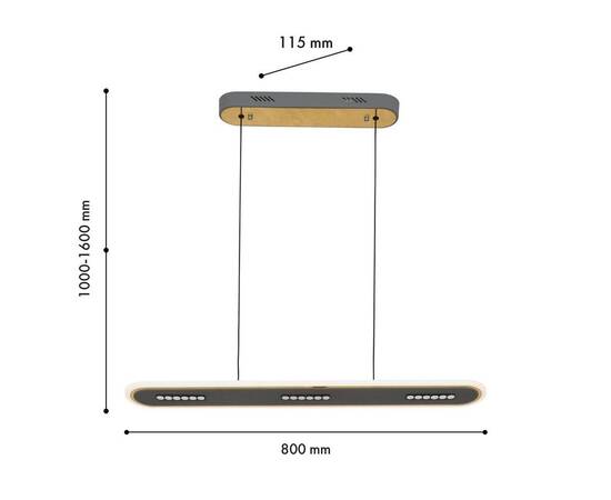 Подвесной светодиодный светильник F-Promo Strimler 4472-3P, изображение 2