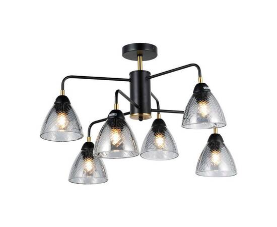 Потолочная люстра IMEX MD.74318-6-S-BK+BR