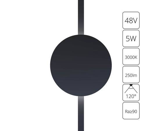 Трековый светодиодный светильник Arte Lamp Rapid A1163PL-1BK, изображение 3