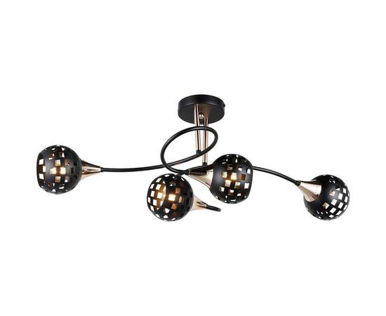 Потолочная люстра IMEX MD.19074-4-S-BK+FGD