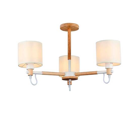 Потолочная люстра IMEX MD.19107-3-S-WOOD+WH
