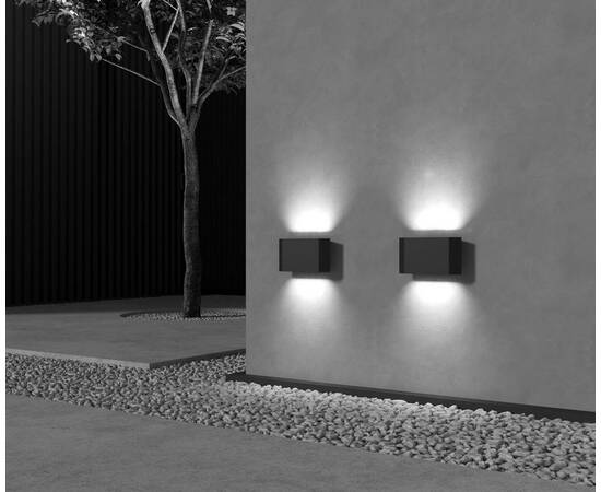 Уличный настенный светодиодный светильник Maytoni Pull O412WL-L8GF3K, изображение 3