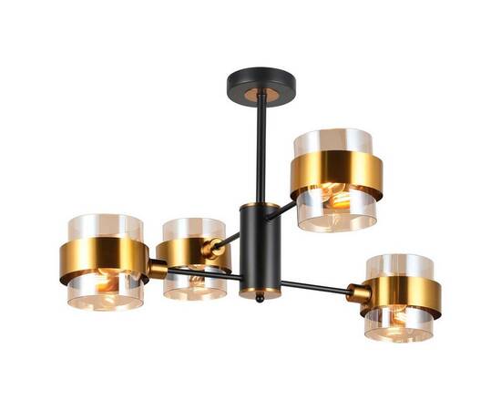 Потолочная люстра IMEX MD.51891-4-S-BK+GBR