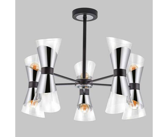 Потолочная люстра IMEX MD.51913-10-S-BK+CH