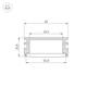 Профиль встраиваемый Arlight Floor60-H26-3000 Anod 046413, изображение 2