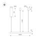 Подвесной светодиодный светильник Arlight SP-Congo-Mult-1-R800-42W Warm3000 046250, изображение 2