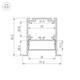 Профиль встраиваемый Arlight SL-Linia52-3L-F-2000 Anod 044682, изображение 5
