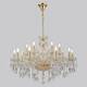 Подвесная люстра Crystal Lux MONICA SP10+5 GOLD, изображение 4