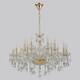 Подвесная люстра Crystal Lux MONICA SP10+5 GOLD, изображение 5