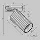 Трековый светильник Maytoni Technical Calipso TR218-1-GU10-BS, изображение 6