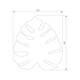 Настенный светильник TK Lighting 5719 Monstera, изображение 2
