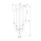 Подвесная люстра TK Lighting 6148 Estera, изображение 2