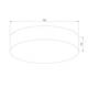Потолочный светильник TK Lighting 5638 Rondo Linen, изображение 2