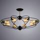 Потолочная люстра Arte Lamp Glasgow A1963PL-8BK, изображение 3