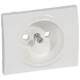 Лицевая панель Legrand Galea Life розетки 2К белая 777026