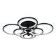 Потолочная светодиодная люстра iLedex Ring A001/8 BK, изображение 2
