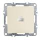 Розетка компьютерная Stekker Эрна слоновая кость PST00-9107-02 39325