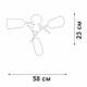 Потолочная люстра Vitaluce V2850-1/3PL, изображение 3