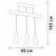 Подвесная люстра Vitaluce V2860-1/3PL, изображение 3