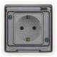 Розетка Эксперт 11-2522-01 2P+E IP55, шторки, 16A-250В, СУ, белый Б0063281 ЭРА, изображение 2