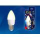 Лампа светодиодная (UL-00002413) Uniel E14 7W 3000K матовая LED-C37 7W/WW/E14/FR PLP01WH, изображение 2