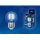 Лампа светодиодная филаментная (UL-00000302) Uniel Е27 6W 3000K матовая LED-G45-6W/WW/E27/FR PLS02WH, изображение 2