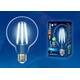 Лампа светодиодная филаментная (UL-00004862) Uniel E27 10W 3000K прозрачная LED-G95-10W/3000K/E27/CL, изображение 2