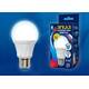 Лампа светодиодная диммируемая (UL-00004288) Uniel E27 12W 6500K матовая LED-A60 12W/6500K/E27/FR/DI, изображение 2