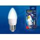 Лампа светодиодная диммируемая (UL-00004295) Uniel E27 7W 4000K матовая LED-C37 7W/4000K/E27/FR/DIM, изображение 2