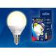 Лампа светодиодная диммируемая (UL-00004302) Uniel E14 7W 3000K матовая LED-G45 7W/3000K/E14/FR/DIM