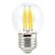 Лампа светодиодная филаментная (UL-00003255) Uniel E27 7,5W 4000K прозрачная LED-G45-7,5W/NW/E27/CL
