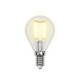 Лампа светодиодная филаментная (UL-00003296) Uniel E14 7,5W 4000K прозрачная LED-CW35-7,5W/NW/E14/CL, изображение 2